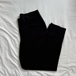 Black Elastic Waist Pants Dress Pants